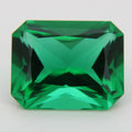 Radiant Emerald Cut Green Obsidianite