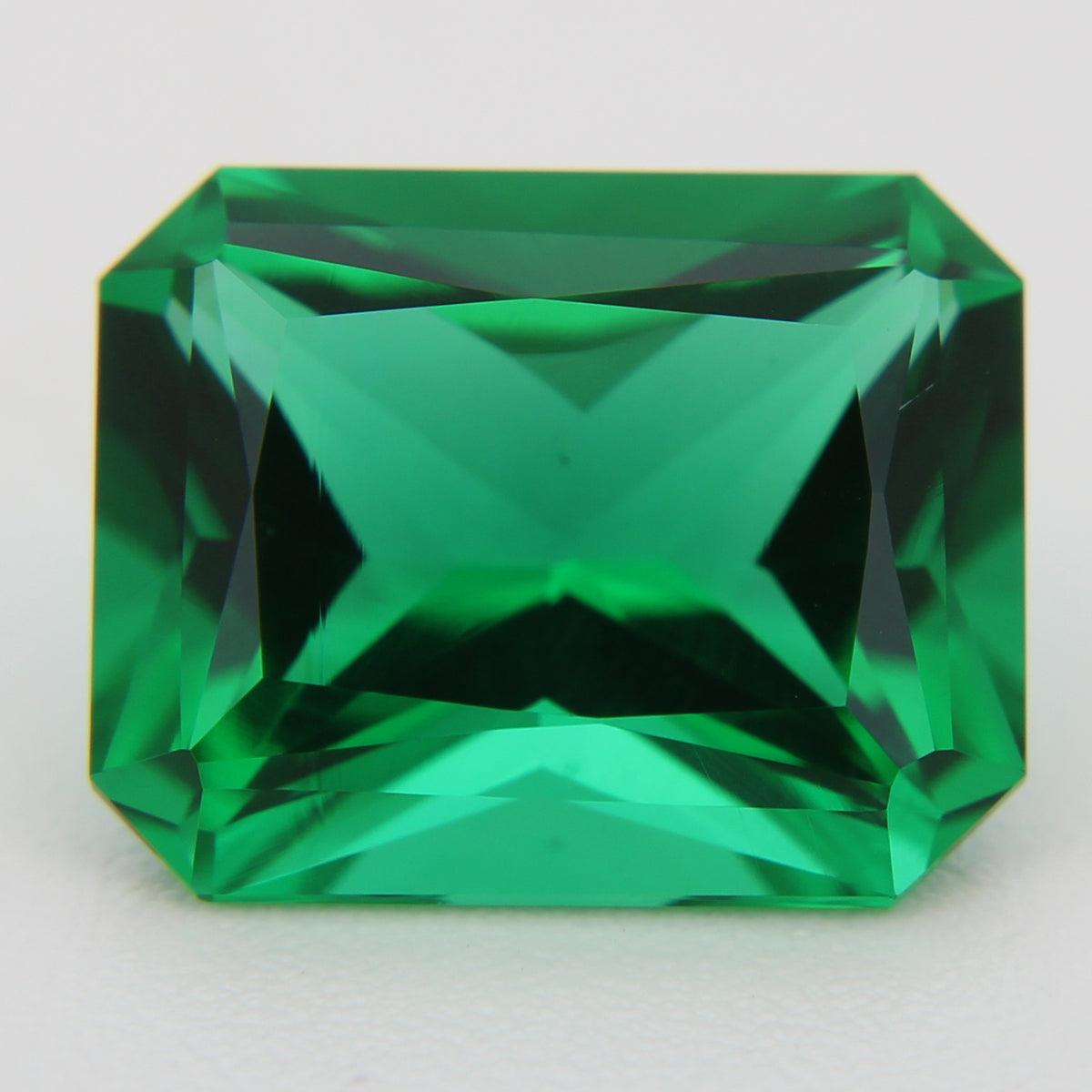 Radiant Emerald Cut Green Obsidianite