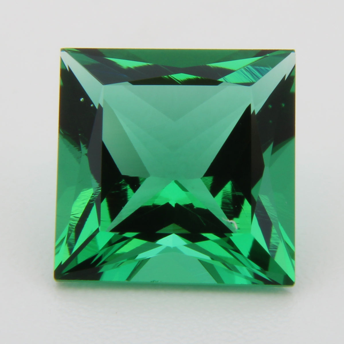 Princess Cut Green Obsidianite
