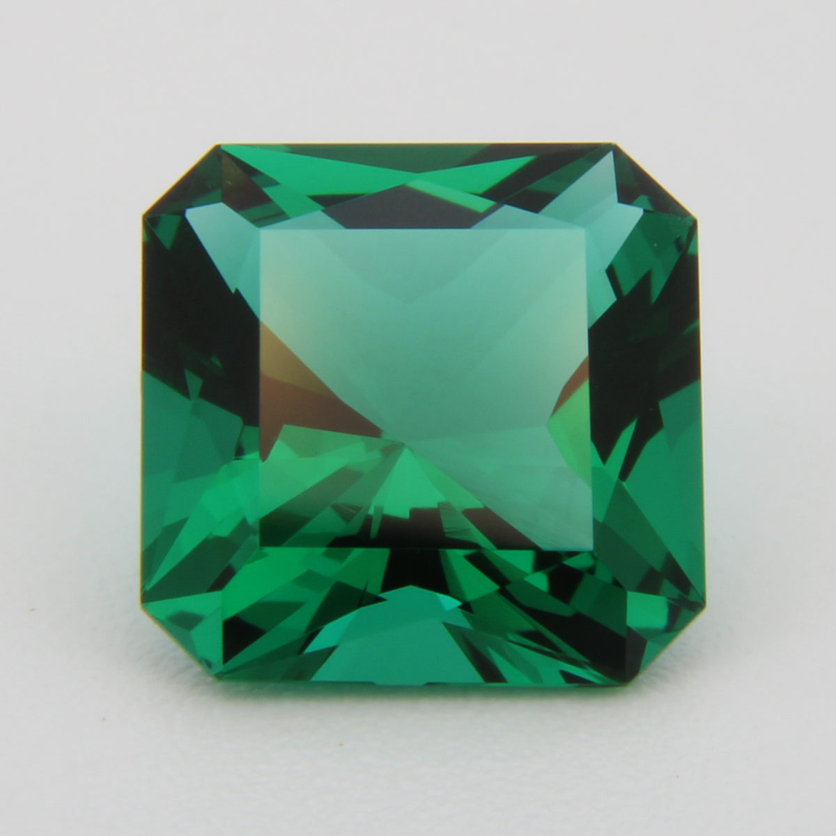 Radiant Cut Corners Cut Green Obsidianite